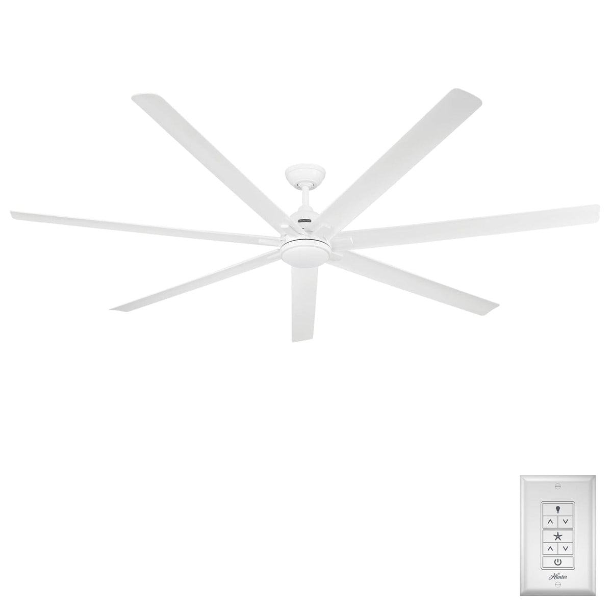 55842_1 airvault outdoor smart fan 84 inch with led and wall control fresh white main