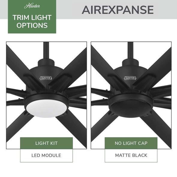 55960_28 airexpanse outdoor smart fan 96 inch with led and wall control matte black reversiblebladegraphic