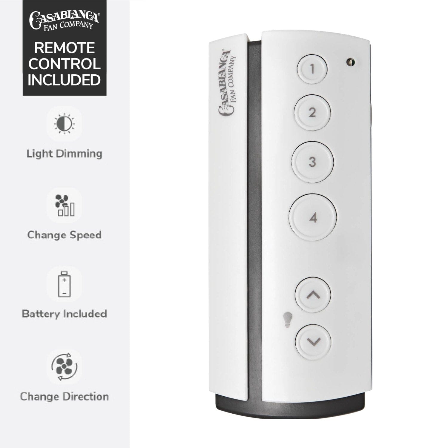 Casablanca Wisp with LED Light 44 inch and Remote – Hunter Fan