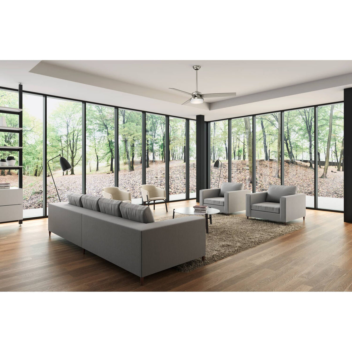 59459_5 sentinel with led light 60 inch brushed nickel lifestyleimages1