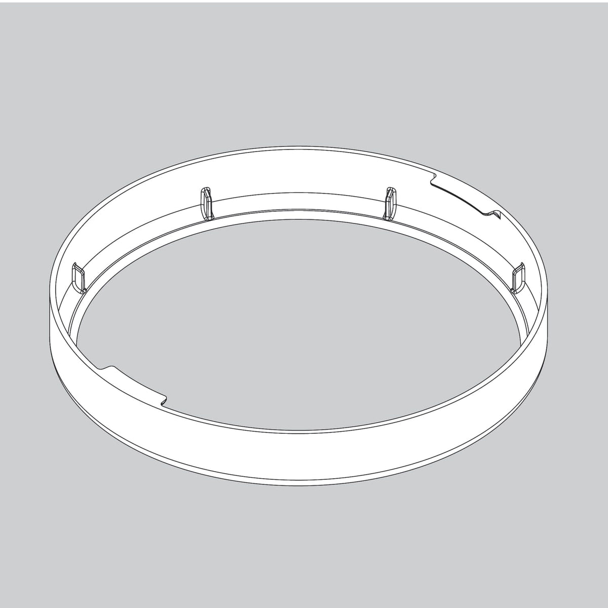 8451201w42_1 trim ring fresh white  main