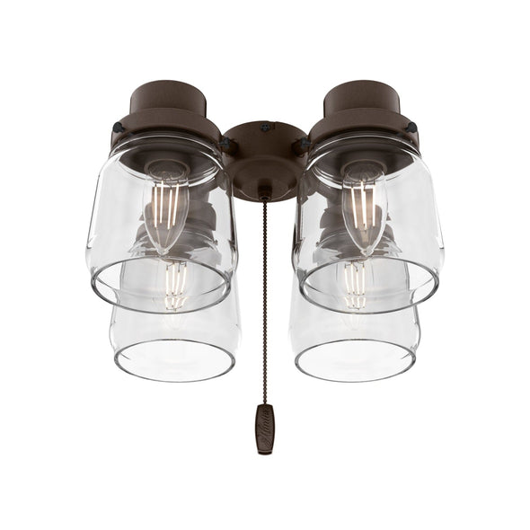 99385_1 original 4 light accessory fitter and glass chestnut brown chestnut brown main