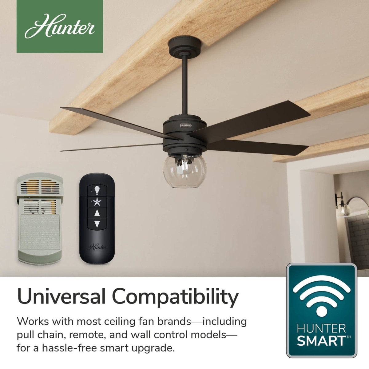 99981_9 huntersmart smart fan upgrade kit fresh white lifestyleimages1