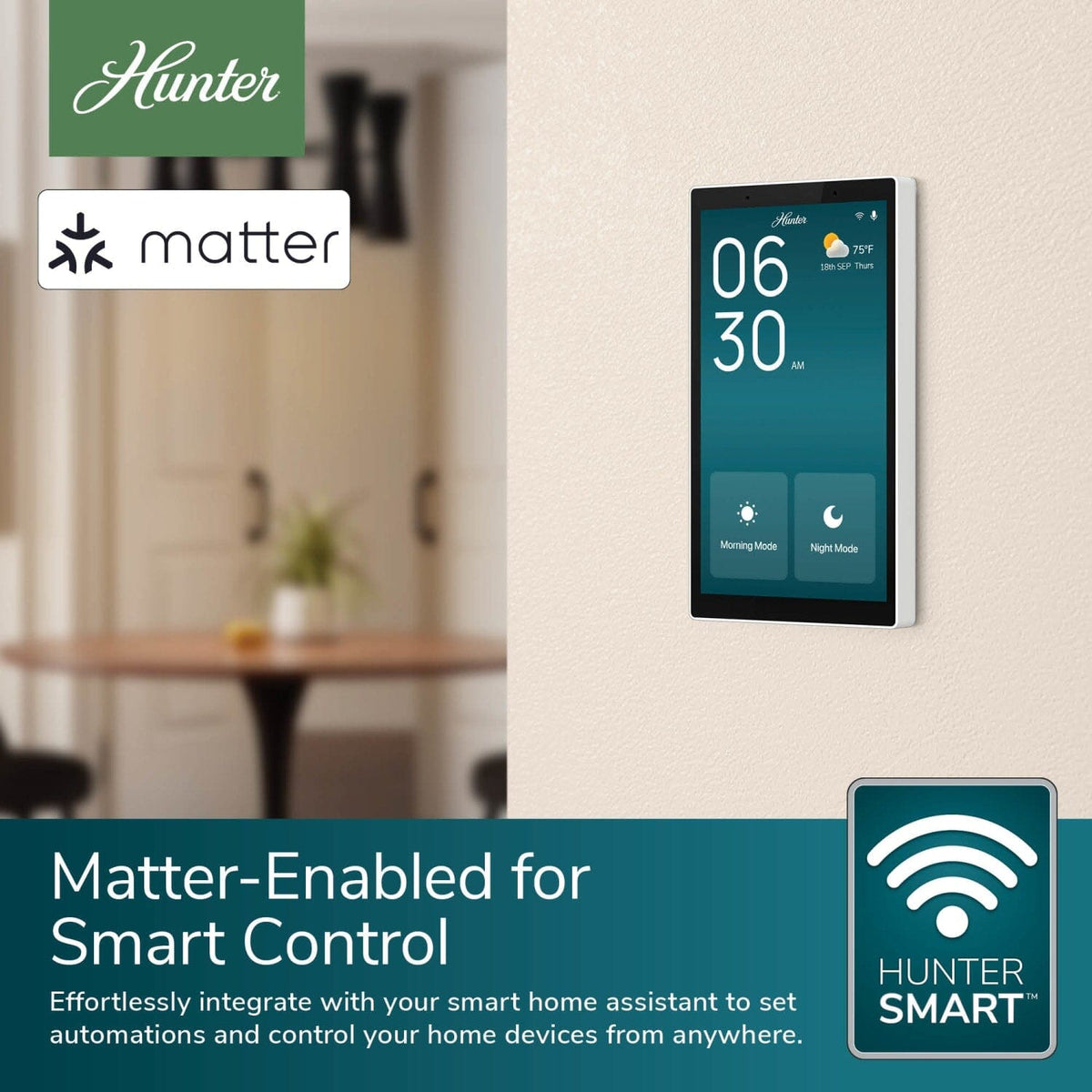 99982_4 huntersmart smart wall panel fresh white productdetail2