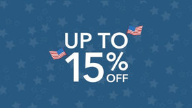 Memorial Day Sale. Up to 15% off. Use Code: MDW2024. Valid through May 27th. Excluding clearance and select items.