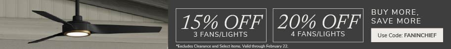 Buy More, Save More. Use Code: FANINCHIEF through February 22nd.