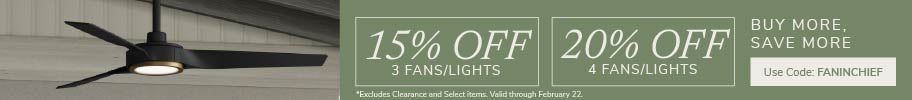 Buy More, Save More. Use Code: FANINCHIEF through February 22nd.
