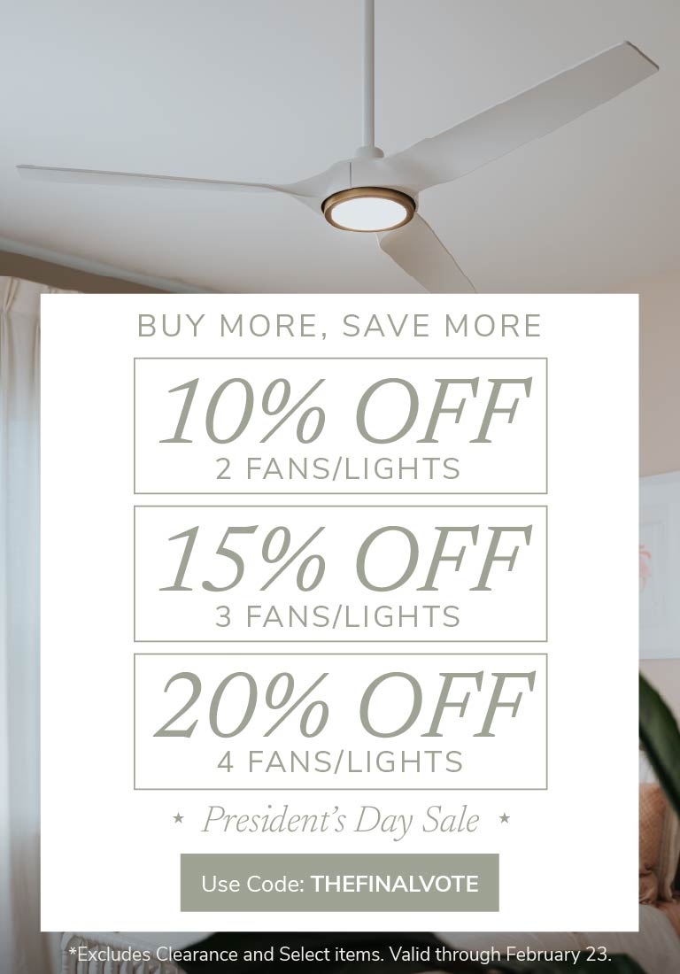 Buy More, Save More. President's Day Sale. Use Code: THEFINALVOTE through February 23rd.