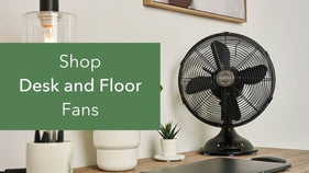 Shop Desk and Floor Fans.