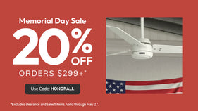 Memorial Day Sale 20% off Orders $299+ with code: HONORALL through May 27th.