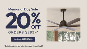 Memorial Day Sale 20% off Orders $299+ with code: HONORALL through May 27th.