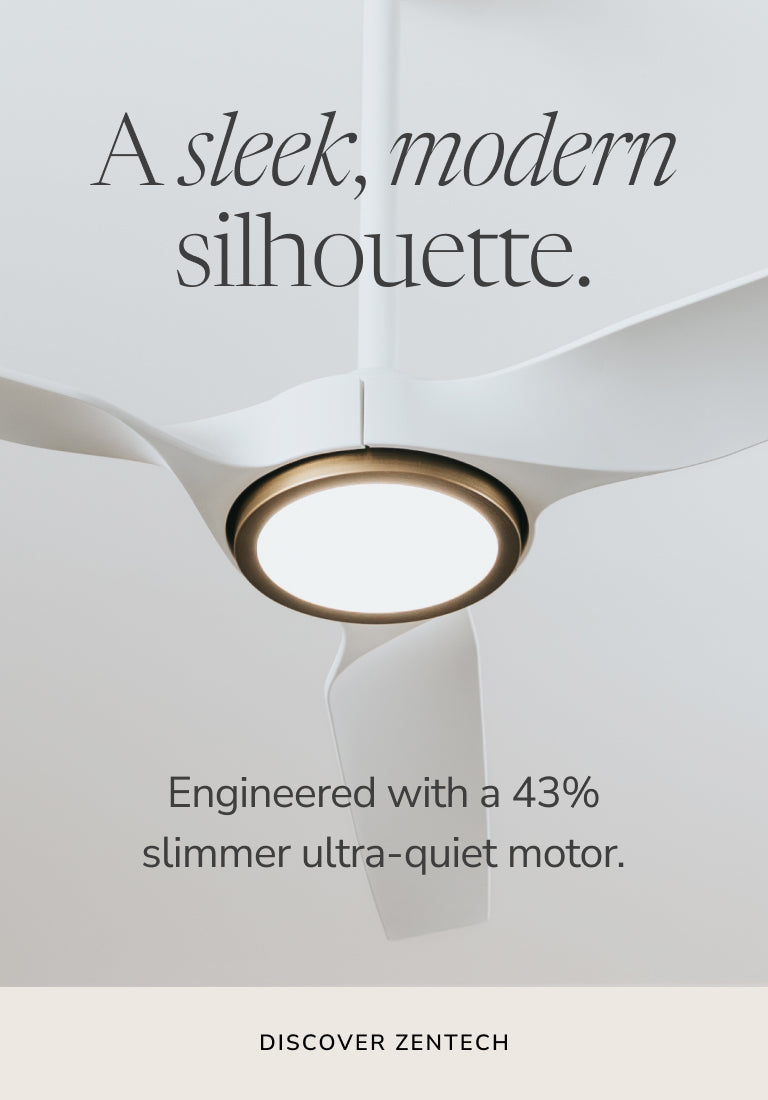A sleek, modern silhouette. Discover ZenTech.