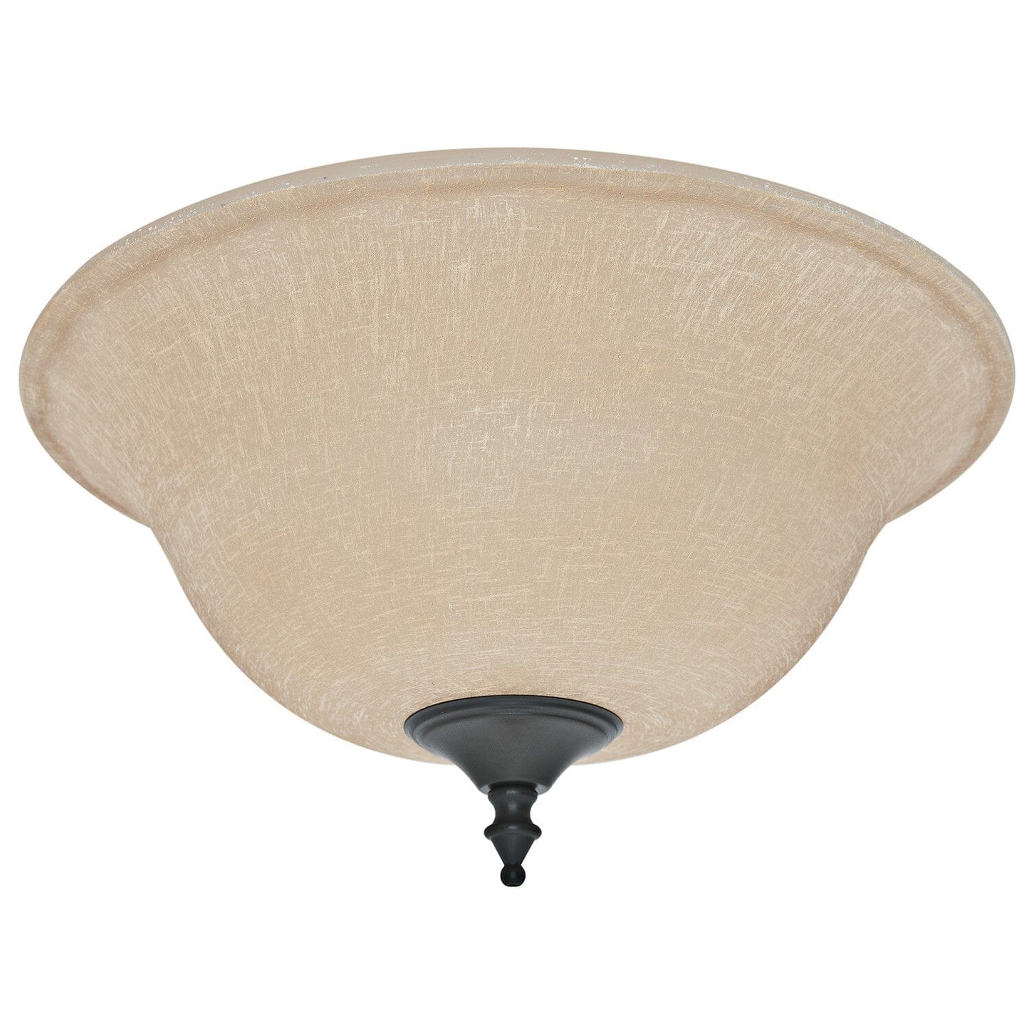 Amber Linen Glass Bowl - 99160 Ceiling Fan Accessories Hunter New Bronze 