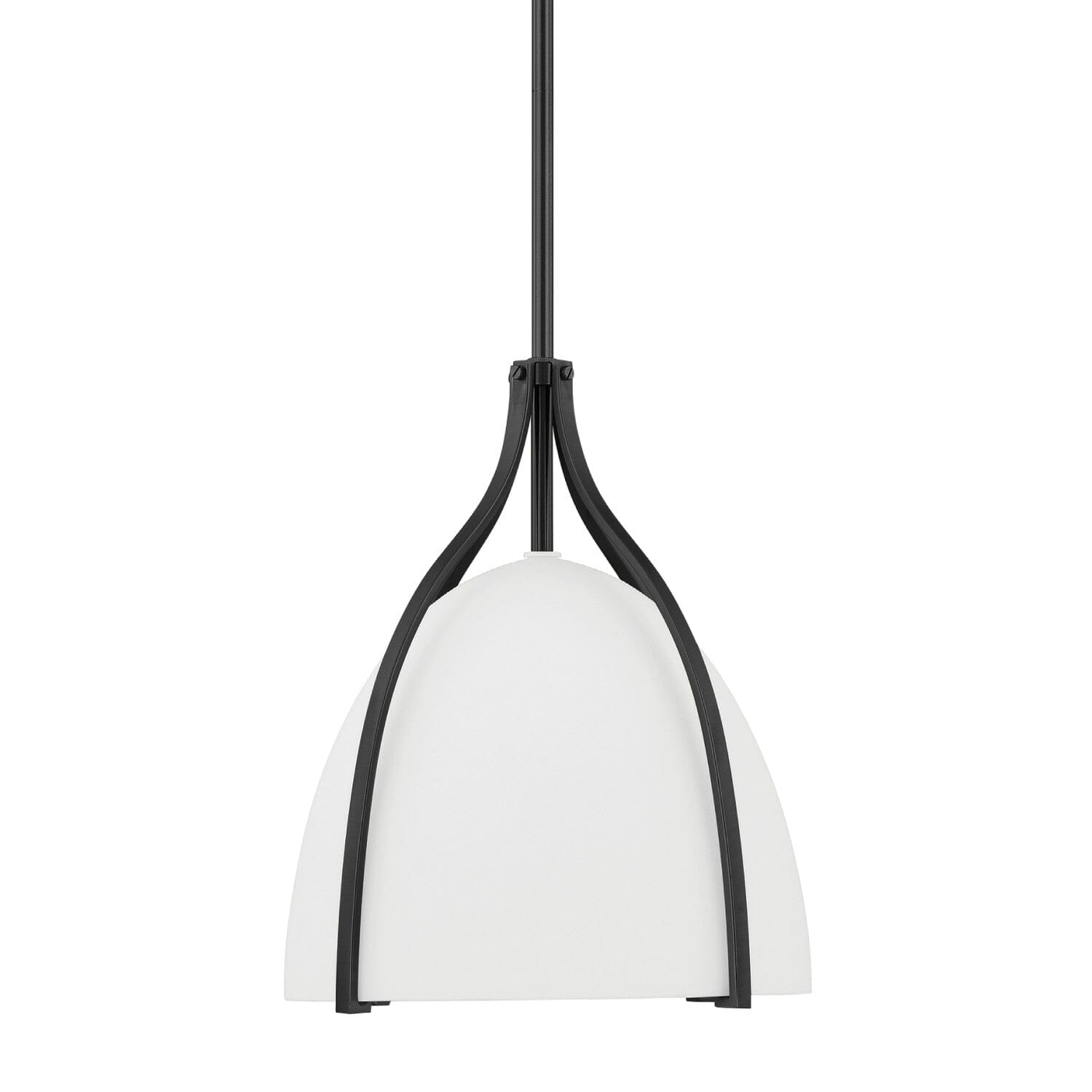 Hunter Langwood 6-Light Matte White Transitional Led Bare Bulb Chandelier