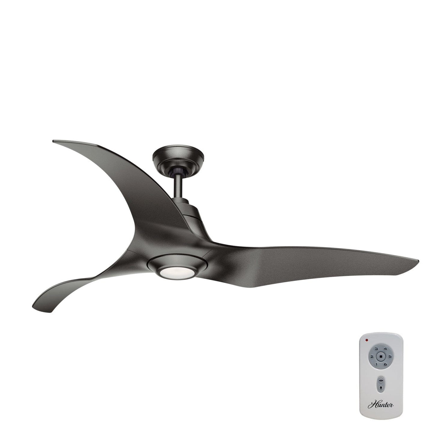Arwen ENERGY STAR with LED Light 60 inch with Remote Control Ceiling Fans Hunter Granite - Granite 
