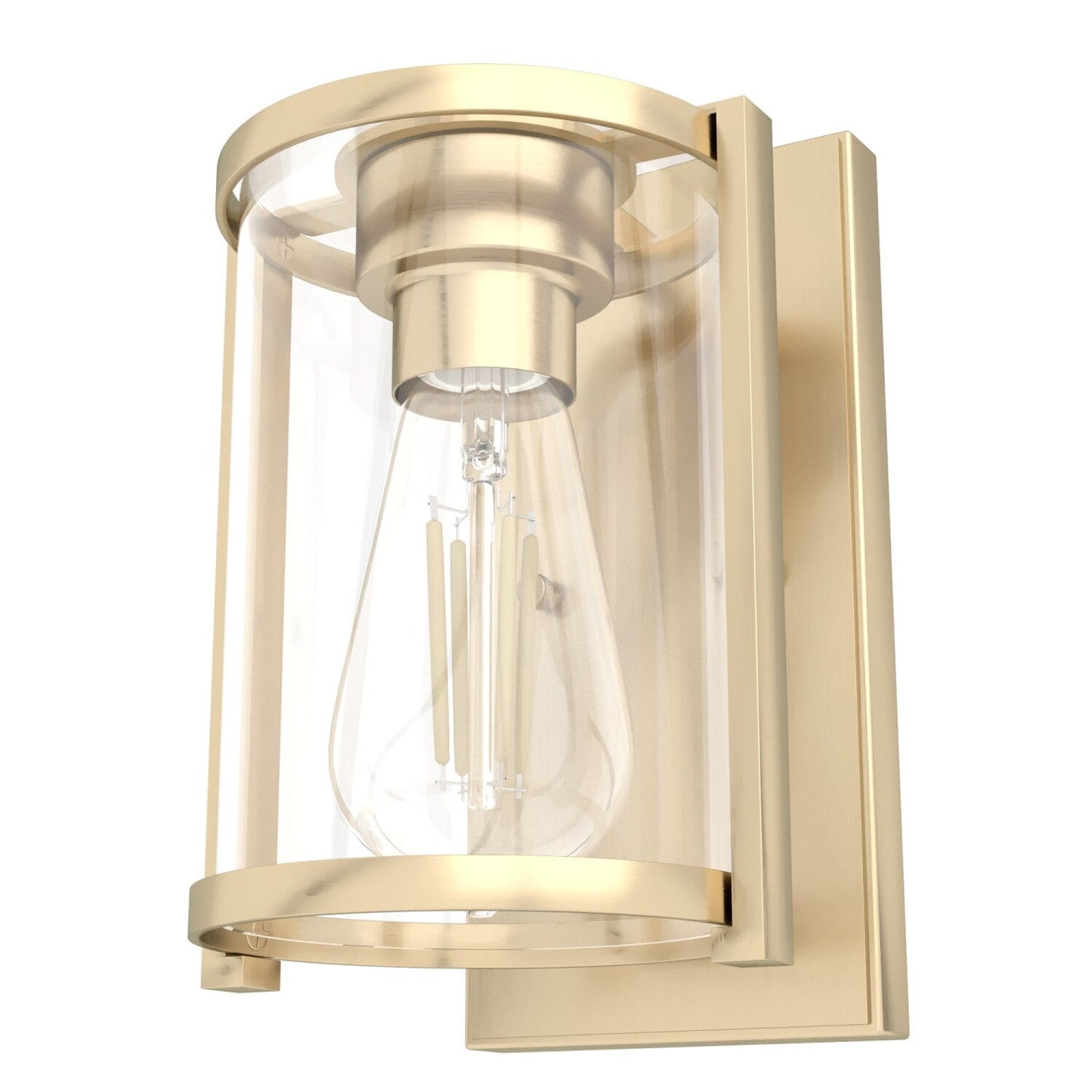 Astwood 1 Light Wall Sconce Lighting Hunter Alturas Gold - Clear 