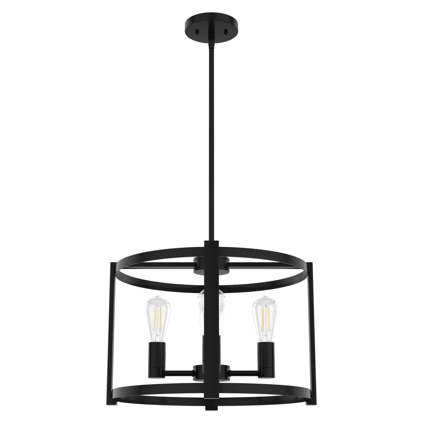 Astwood 4 Light Chandelier 18 Inch Lighting Hunter Matte Black 