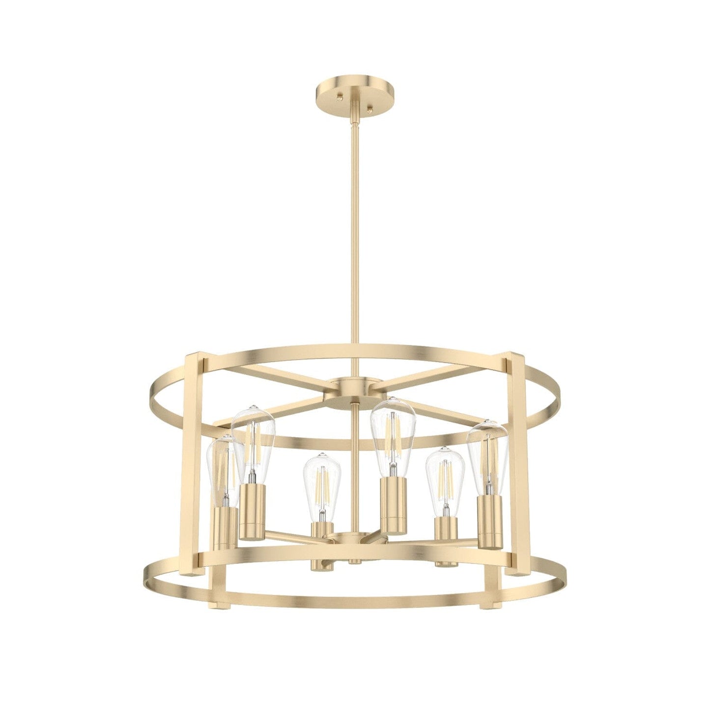 Astwood 6 Light Chandelier Lighting Hunter Alturas Gold - Clear 