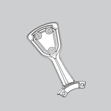Blade Iron Set- Matte Black - K015705119 Service Parts Hunter 