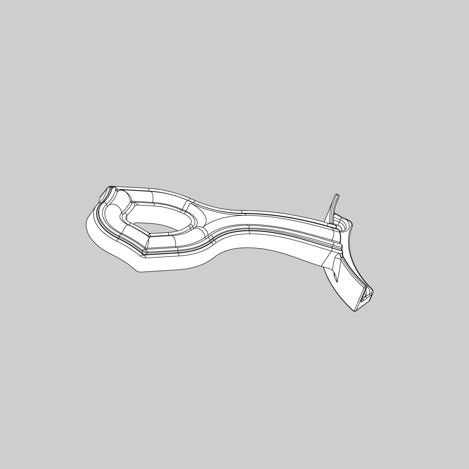 Blade Iron Set-Basque Black - K015605432 Service Parts Hunter 