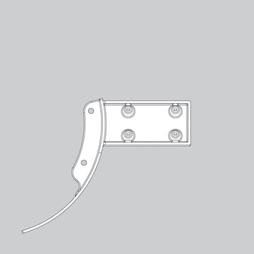 Blade Iron Set-Brushed Nickel - G110405214 Service Parts Hunter 