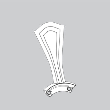 Blade Iron Set-Brushed Nickel - K028905214 Service Parts Hunter 