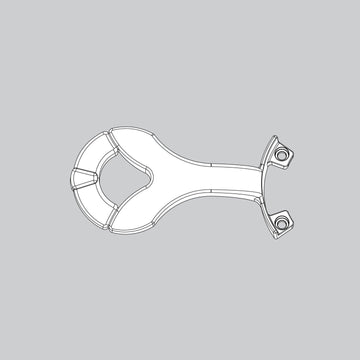 Blade Iron Set-Brushed Nickel - K046105214 Service Parts Hunter 