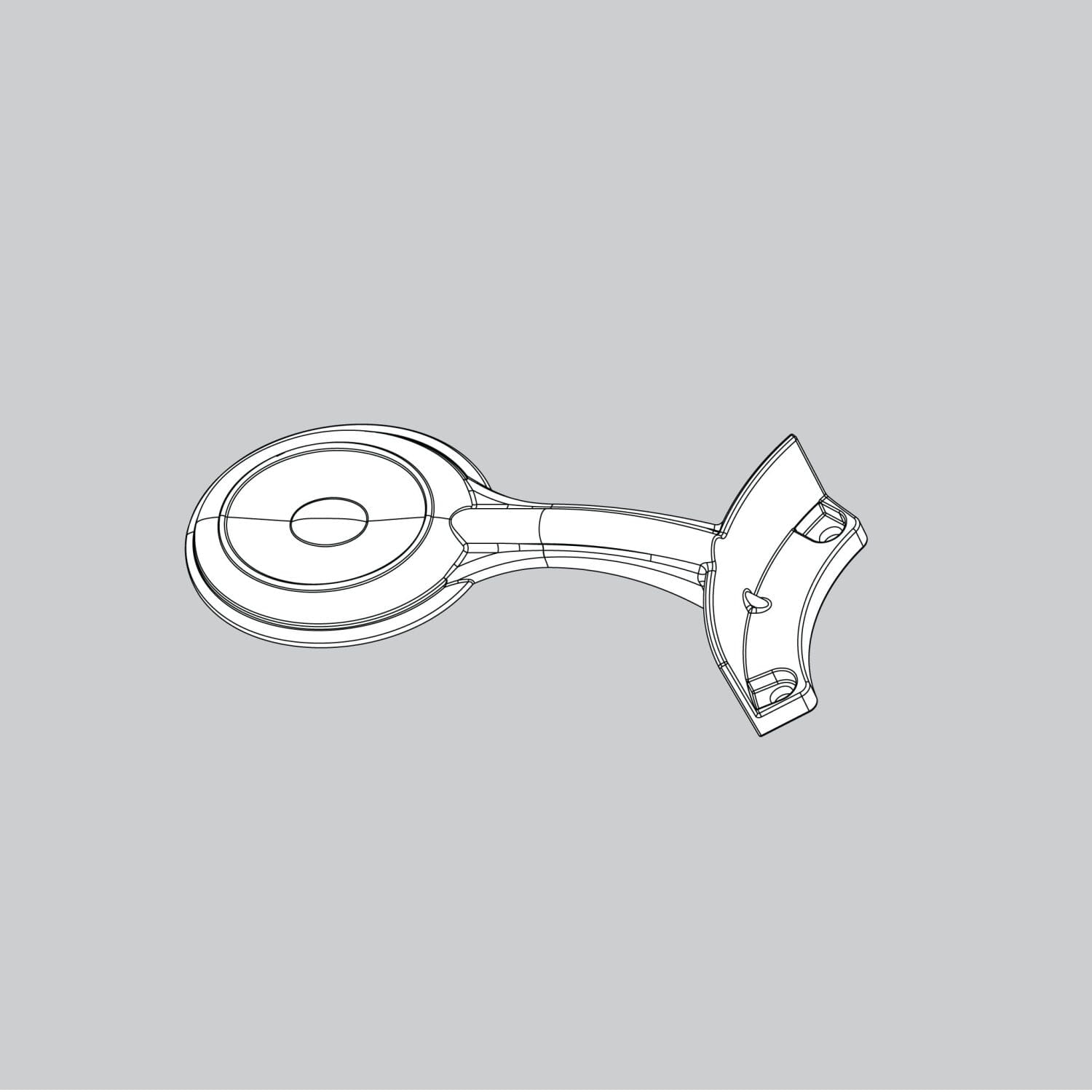 Blade Iron Set-Brushed Nickel - K061505214 Service Parts Hunter 