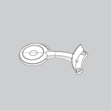 Blade Iron Set-Brushed Nickel - K061505214 Service Parts Hunter 