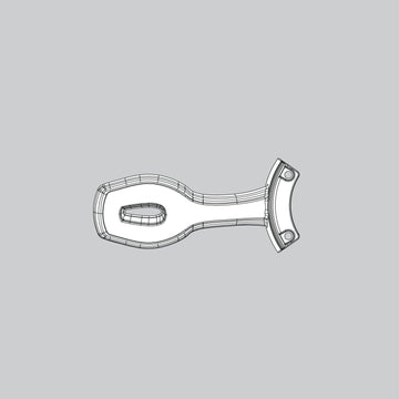 Blade Iron Set-Brushed Nickel - K255105214 Service Parts Hunter 