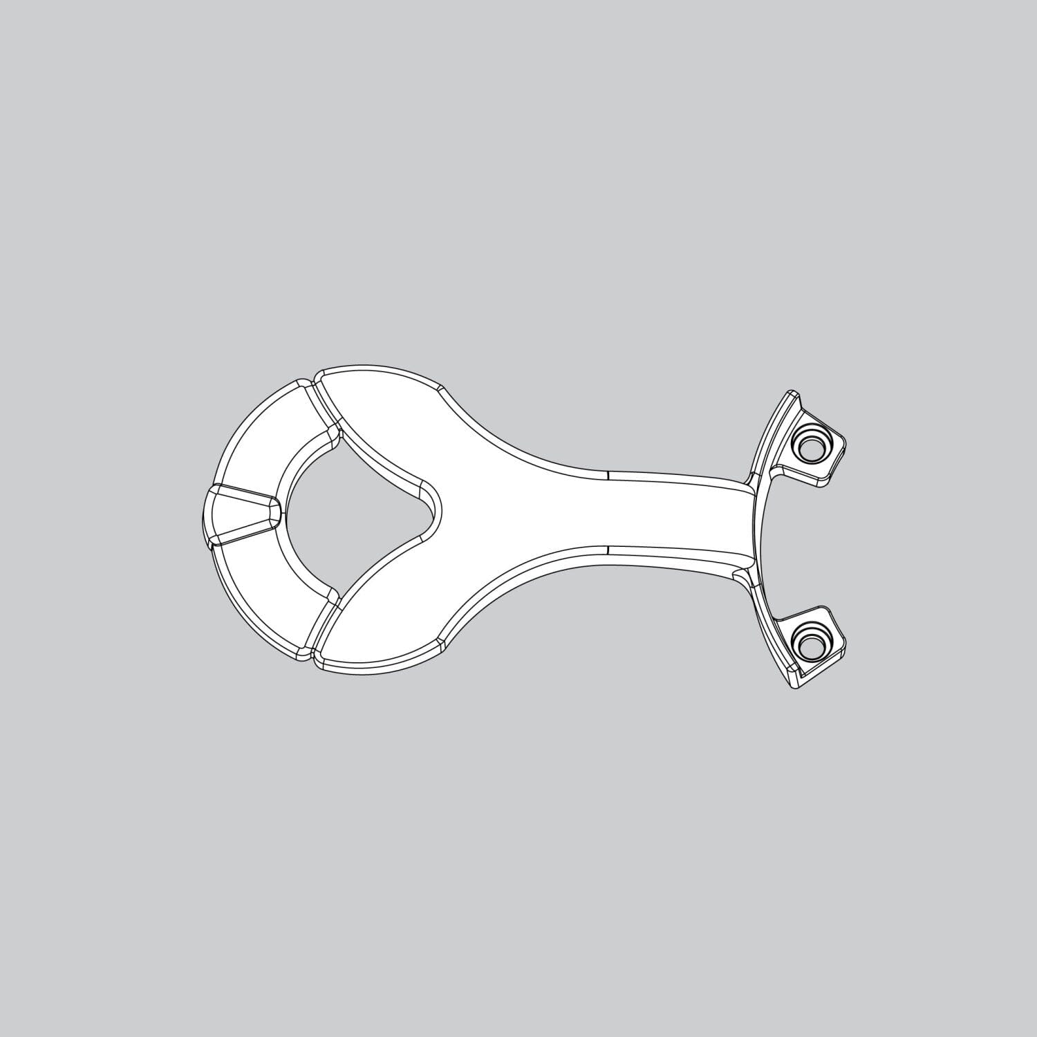 Blade Iron Set-White - K046105132 Service Parts Hunter 