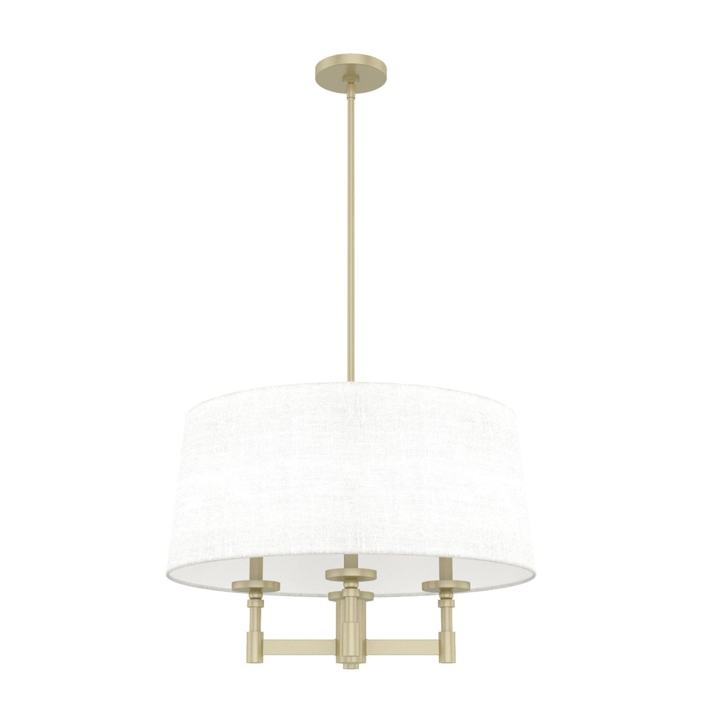 Briargrove 4 Light Shade Chandelier Lighting Hunter Modern Brass 