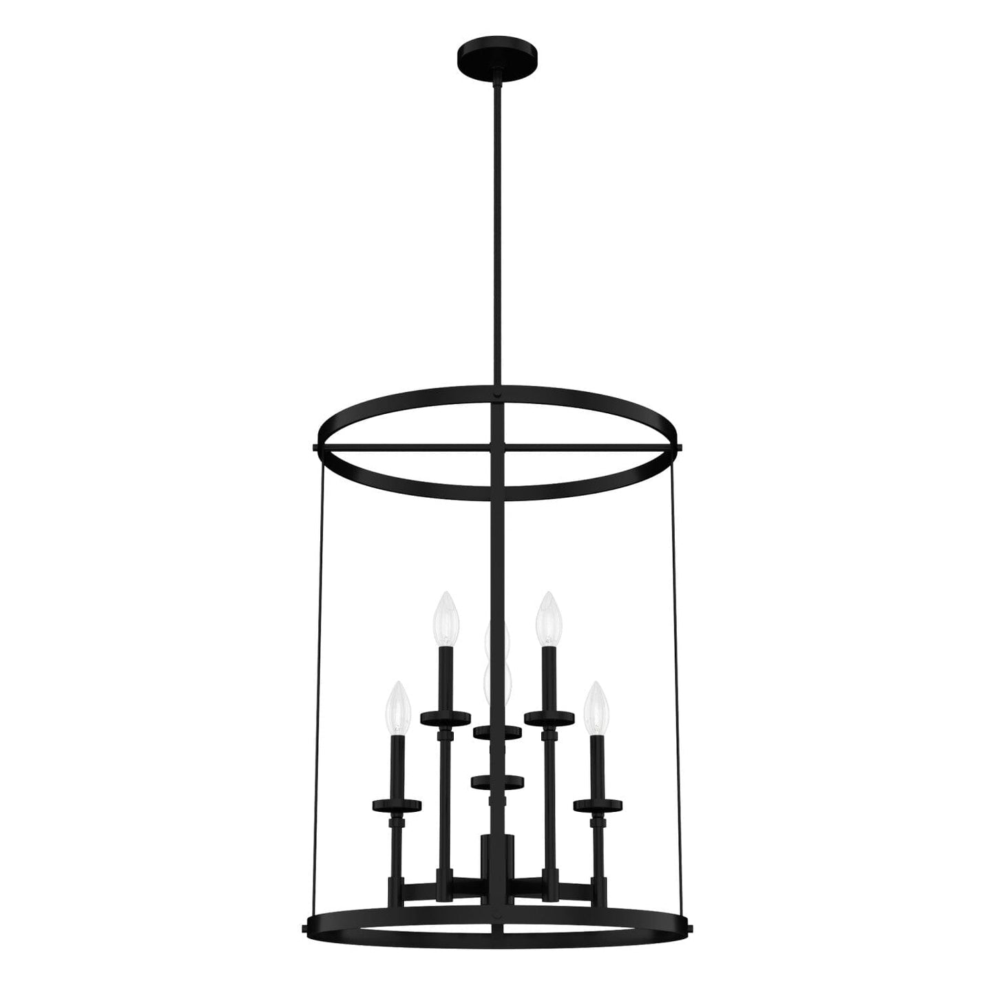 Briargrove Large Foyer Lighting Hunter Matte Black - None 