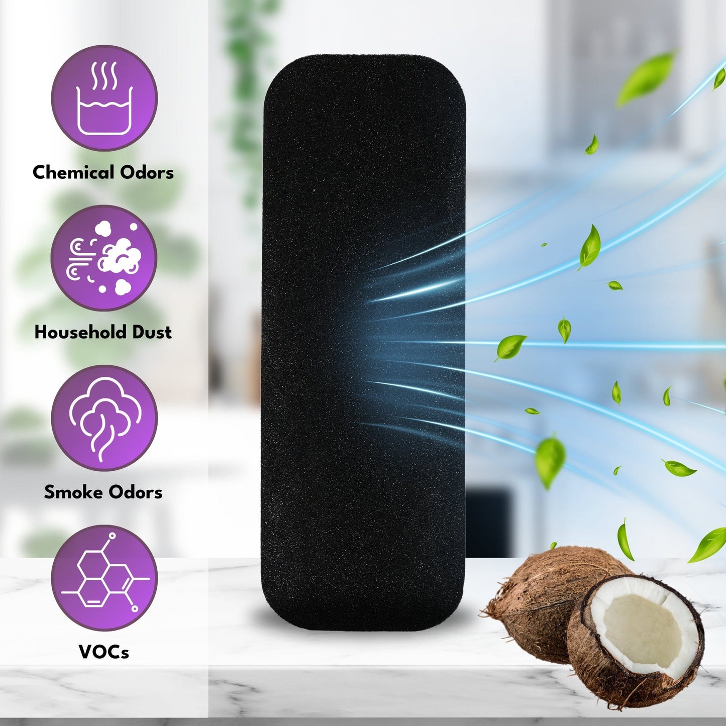 Hunter Fan Company Coconut Carbon Ceiling Fan Blade Air Filters Service Parts Hunter Pure Air 