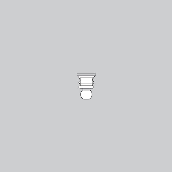 Finial Cap and Grommet-Fresh White - K051101826 Service Parts Hunter 