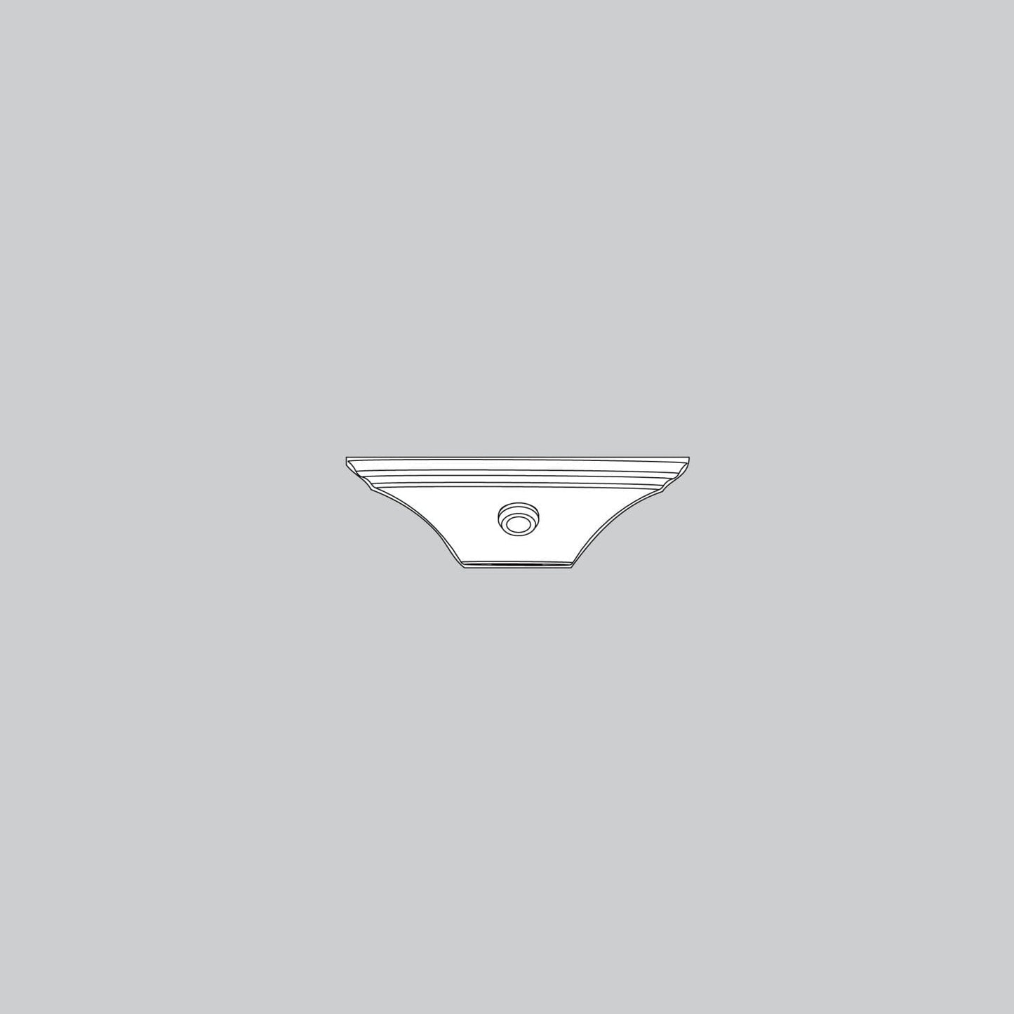 Finial Cap-White - K055901132 Service Parts Hunter 