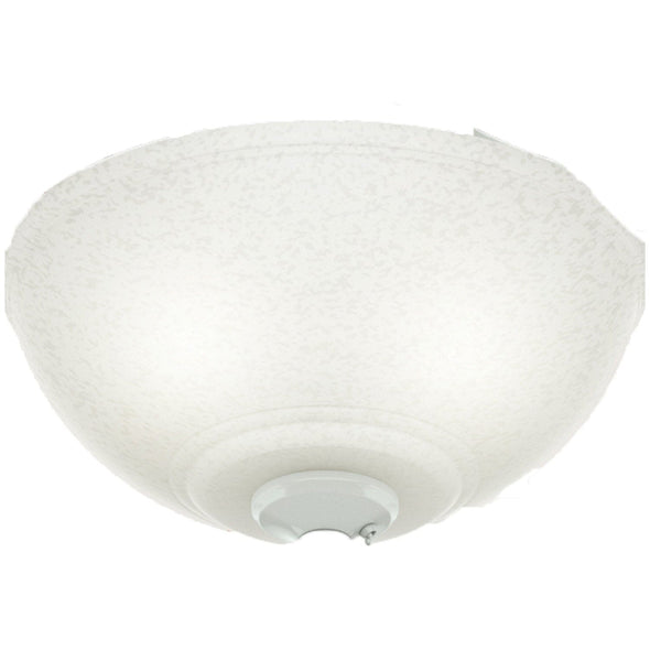 Glass Globe-White Snowflake Linen - K067201039 Service Parts Hunter 
