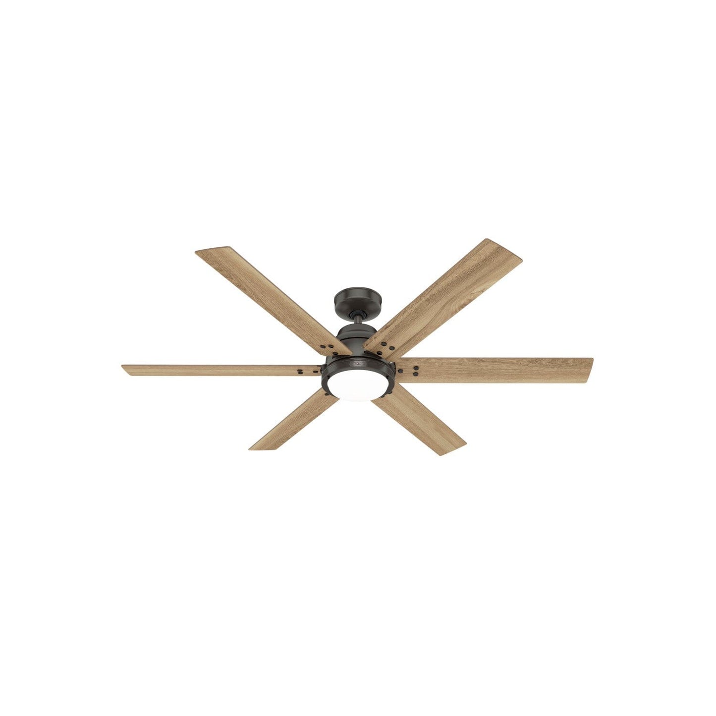 Gravity ENERGY STAR with LED light 60 inch with Remote Ceiling Fans Hunter Noble Bronze - Golden Maple 