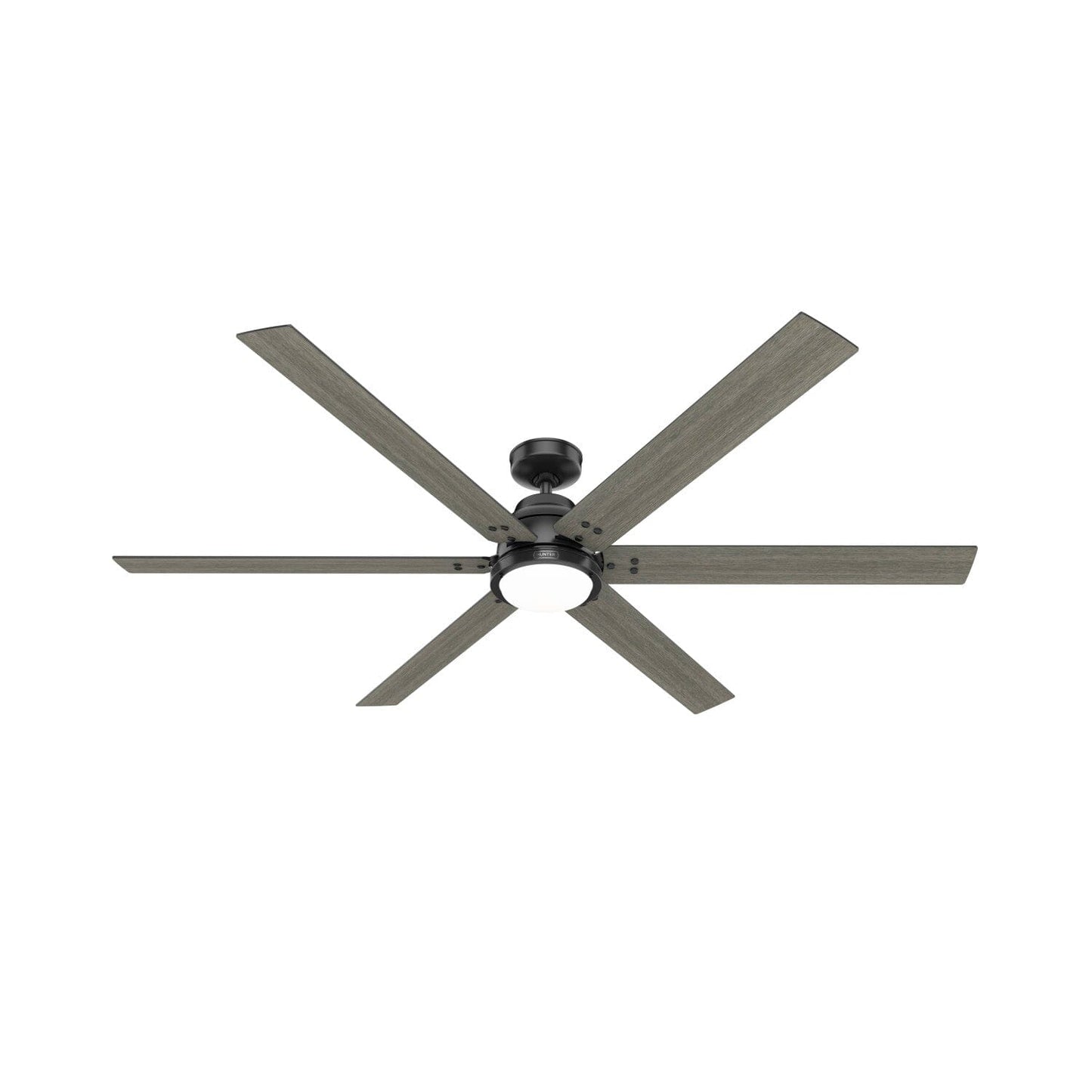 Gravity ENERGY STAR with LED light 72 inch with Remote Ceiling Fans Hunter Matte Black - Dark Gray Oak 