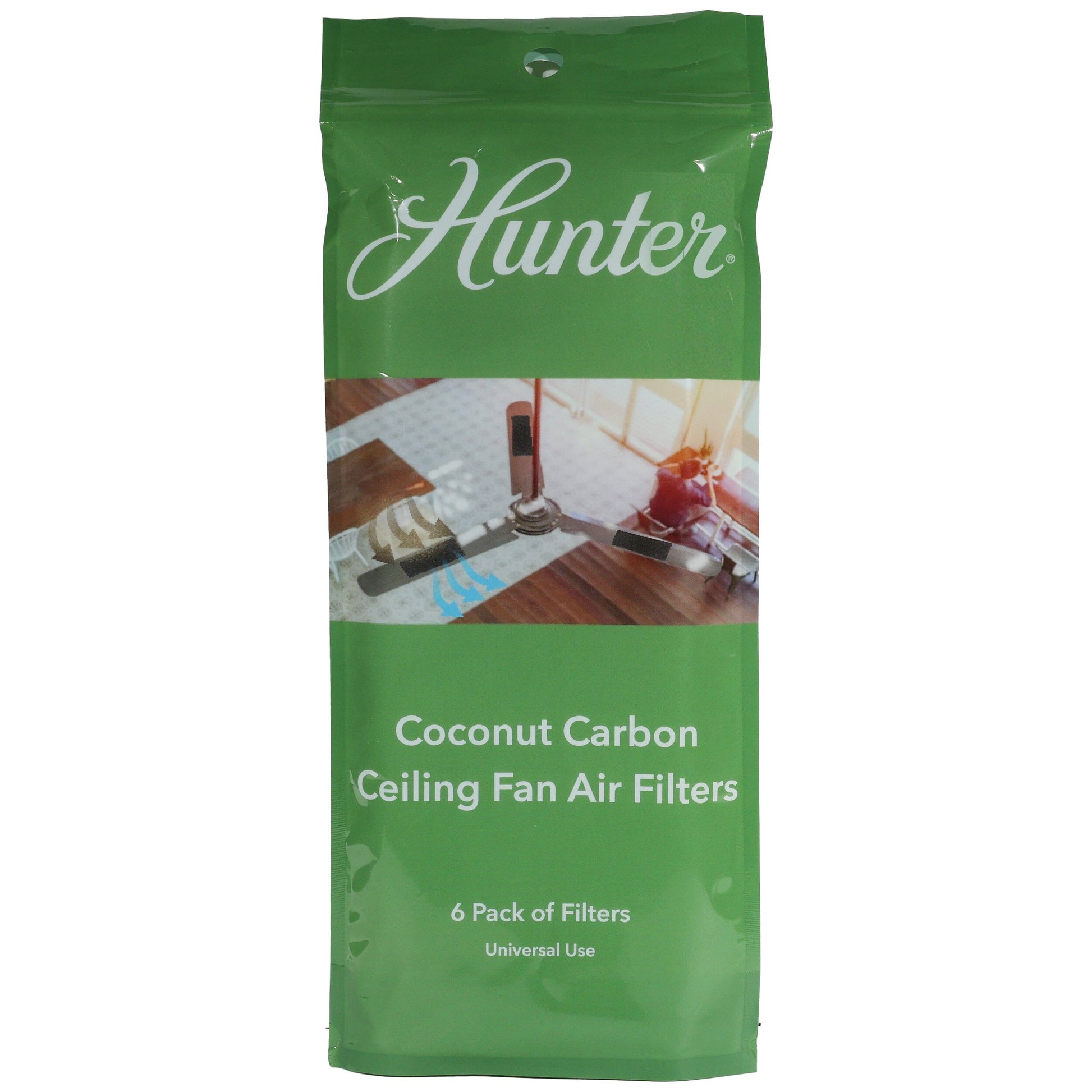 Hunter Fan Company Coconut Carbon Ceiling Fan Blade Air Filters Service Parts Hunter Pure Air 