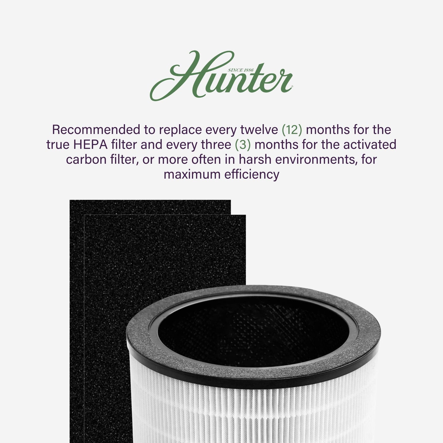 Replacement Air Purifier Filter Value Pack H-HF625-VP Collective Hunter Pure Air 