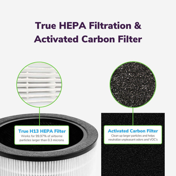 Replacement Air Purifier Filter Value Pack H-HF625-VP Collective Hunter Pure Air 