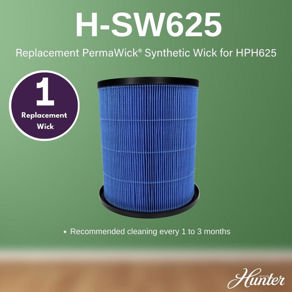 PermaWick® Synthetic Wick for HPH625 Air Purifier Humidifier H-SW625 Collective Hunter Pure Air 