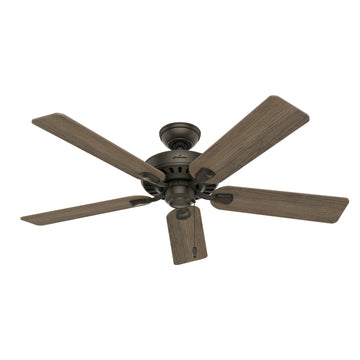 Henley 52 in Ceiling Fans Hunter New Bronze - Bleached Grey Pine 