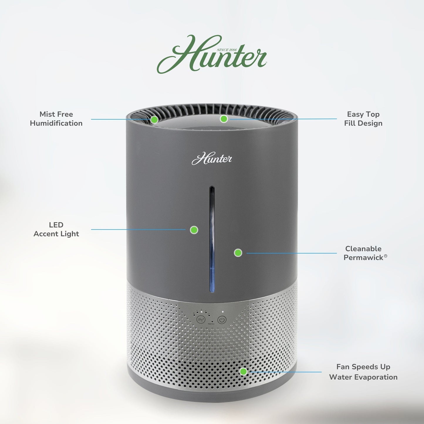 HHE150 Aspire Evaporative Humidifier Collective Hunter Pure Air 