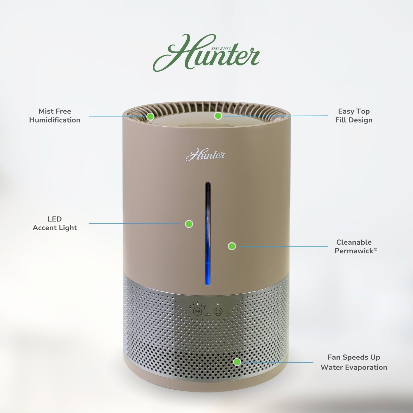HHE150 Aspire Evaporative Humidifier Collective Hunter Pure Air 
