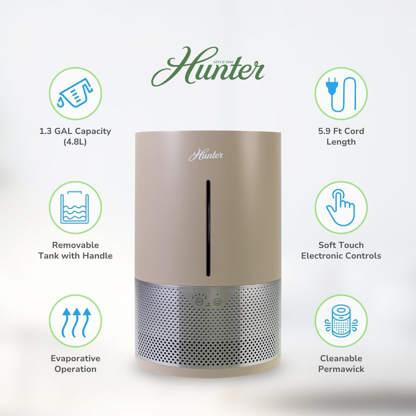 HHE150 Aspire Evaporative Humidifier Collective Hunter Pure Air 
