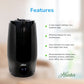 HHU400 Aspire Ultrasonic Cool Mist Humidifier Collective Hunter Pure Air 