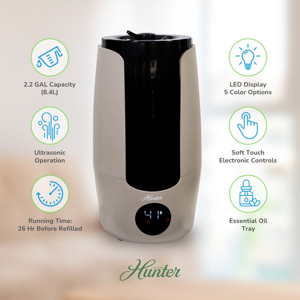 HHU400 Aspire Ultrasonic Cool Mist Humidifier Collective Hunter Pure Air 