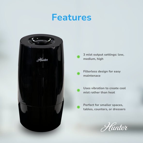 Aspire Cool Mist 0.7 Gal Ultrasonic Humidifier HHU475 Home & Garden > Household Appliances > Climate Control Appliances > Humidifiers Hunter Pure Air 